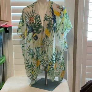 Tropical Print Women's Cardigan